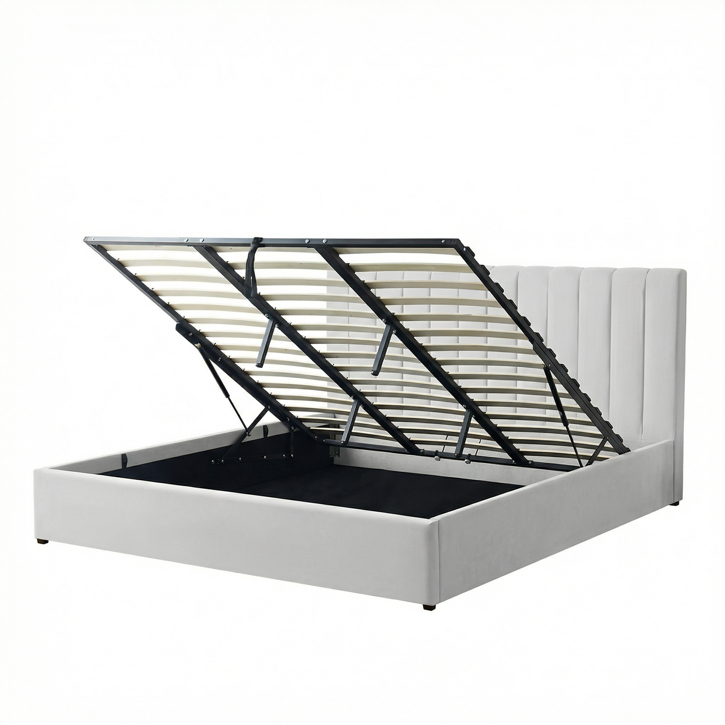 MM - 24204 - LF Fabric Superking Ottoman Bed Frame