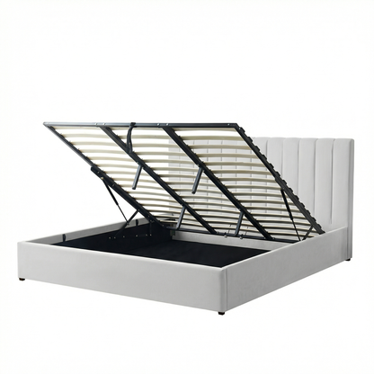 MM - 24204 - LF Fabric Superking Ottoman Bed Frame