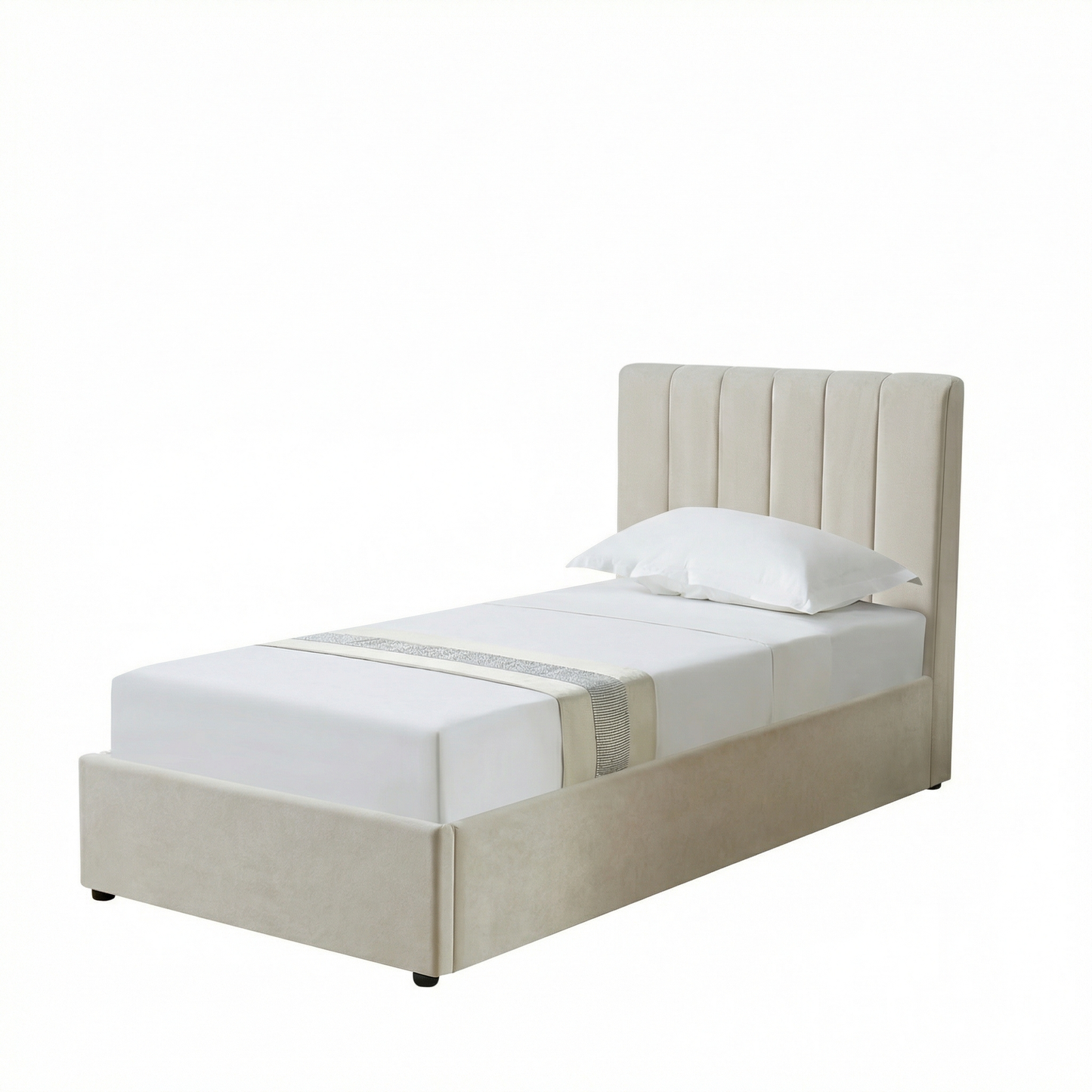 MM - 24204 - Single Fabric Ottoman Bed Frame