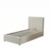 MM - 24204 - LF Fabric Single Ottoman Bed Frame