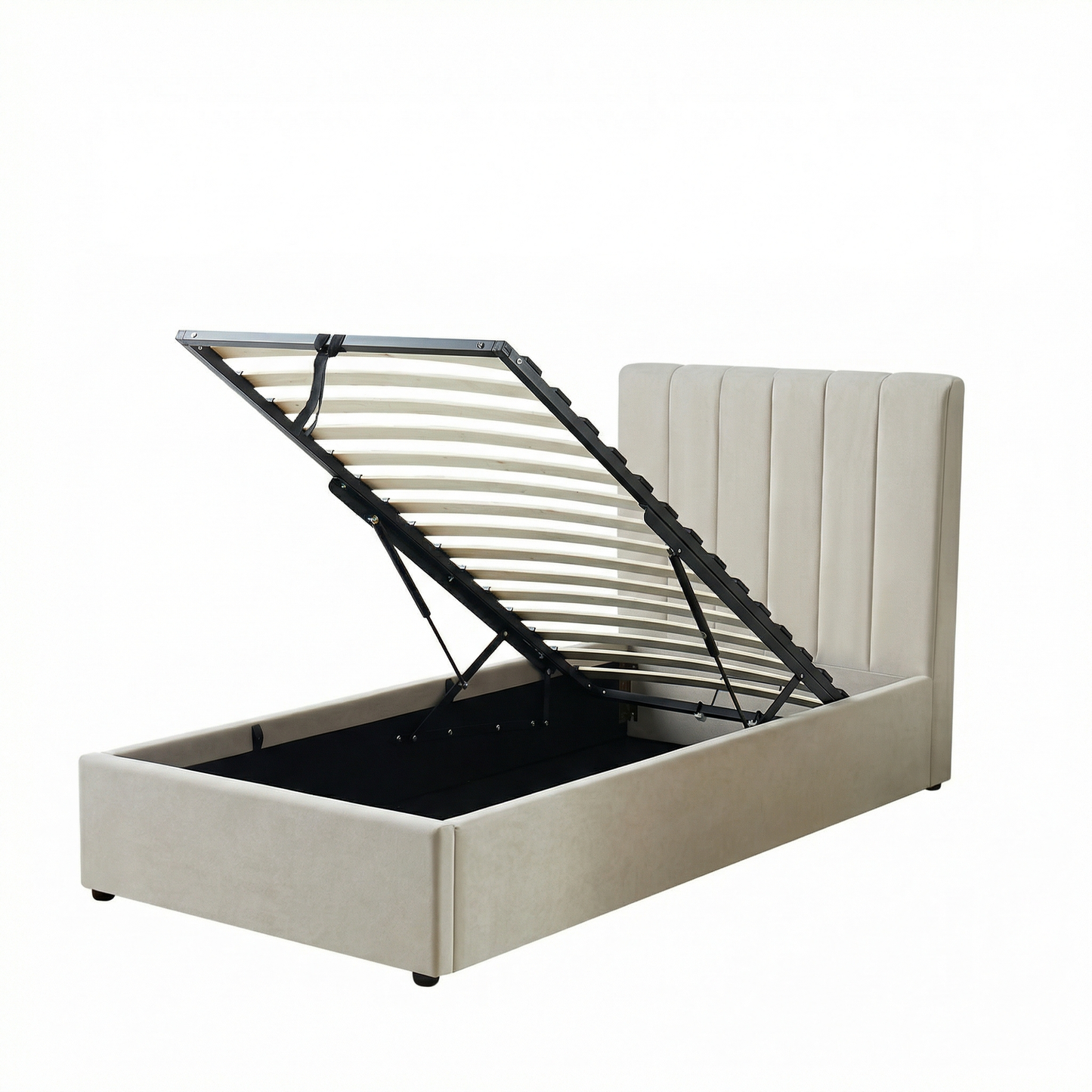 MM - 24204 - Single Fabric Ottoman Bed Frame