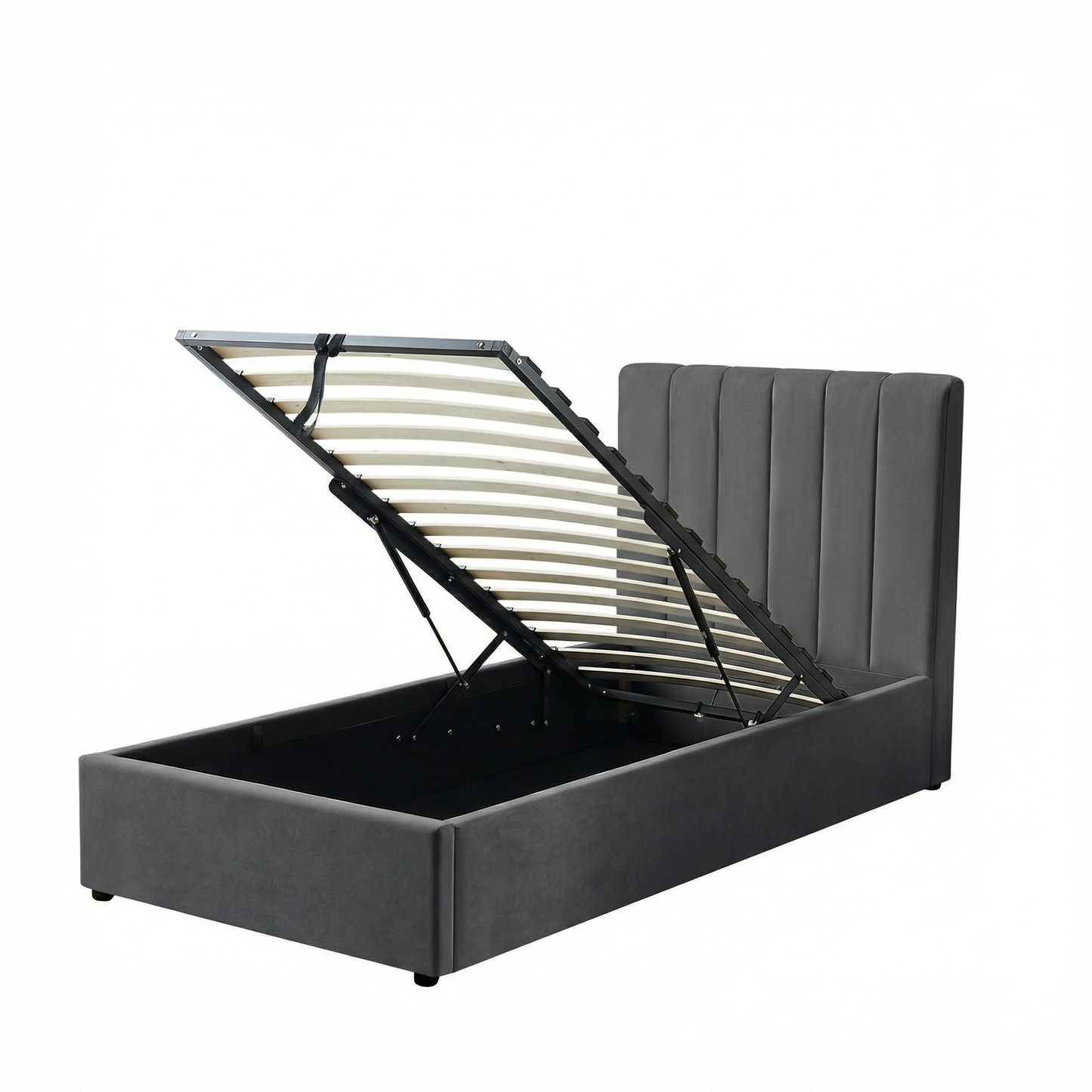 MM - 24204 - Single Fabric Ottoman Bed Frame