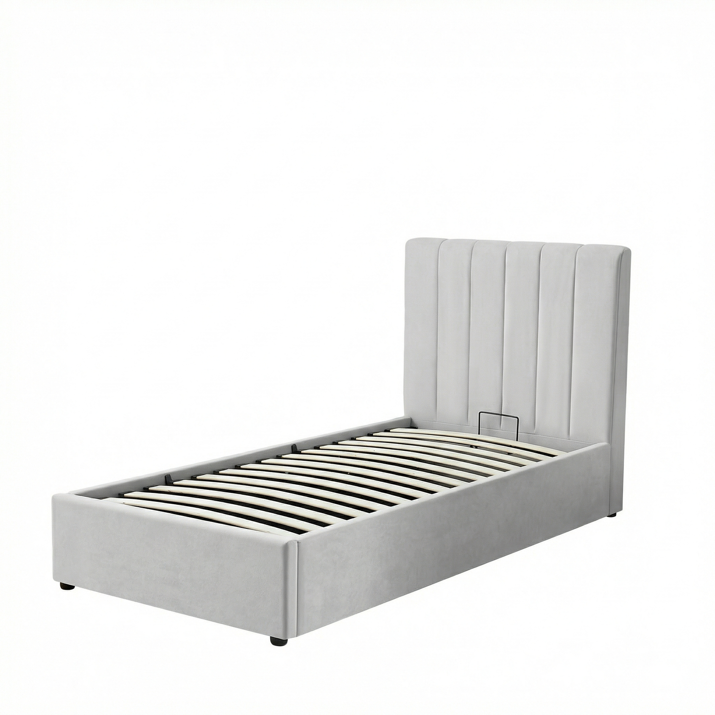 MM - 24204 - LF Fabric Single Ottoman Bed Frame