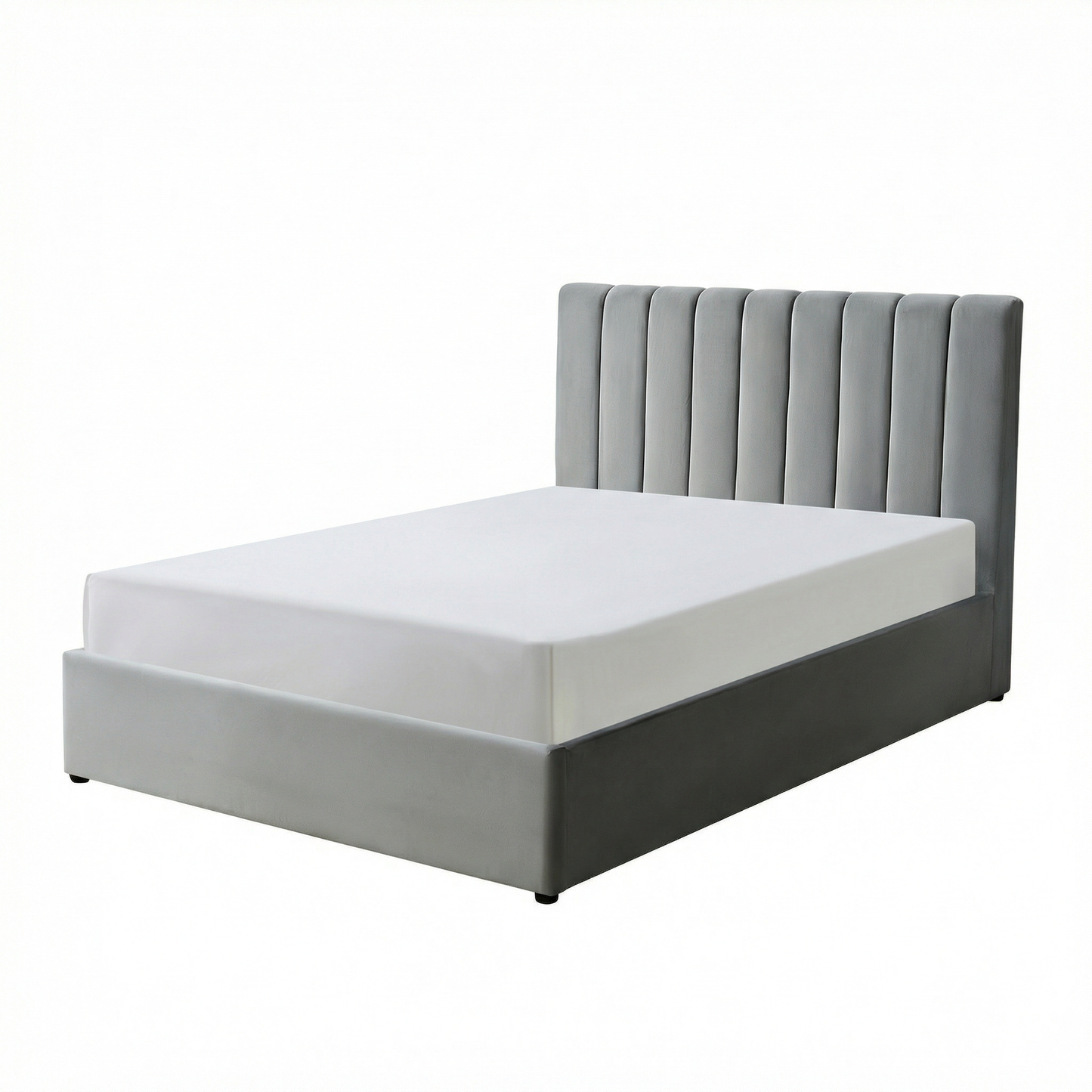 MM - 24204VEL - Double Velvet Ottoman Bed Frame