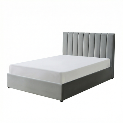 MM - 24204 - VF Velvet Double Ottoman Bed Frame
