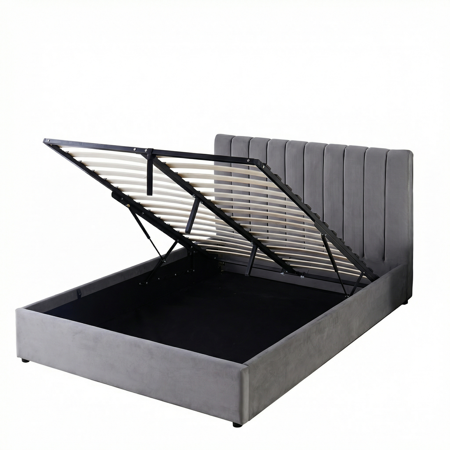MM - 24204 - VF Velvet King Ottoman Bed Frame