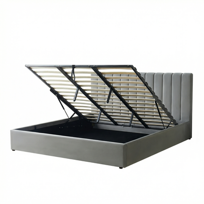 MM - 24204 - VF Velvet Superking Ottoman Bed Frame