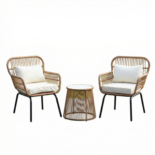 KK - 211315 - 3 Piece Patio Set - 2 x Chairs + Table