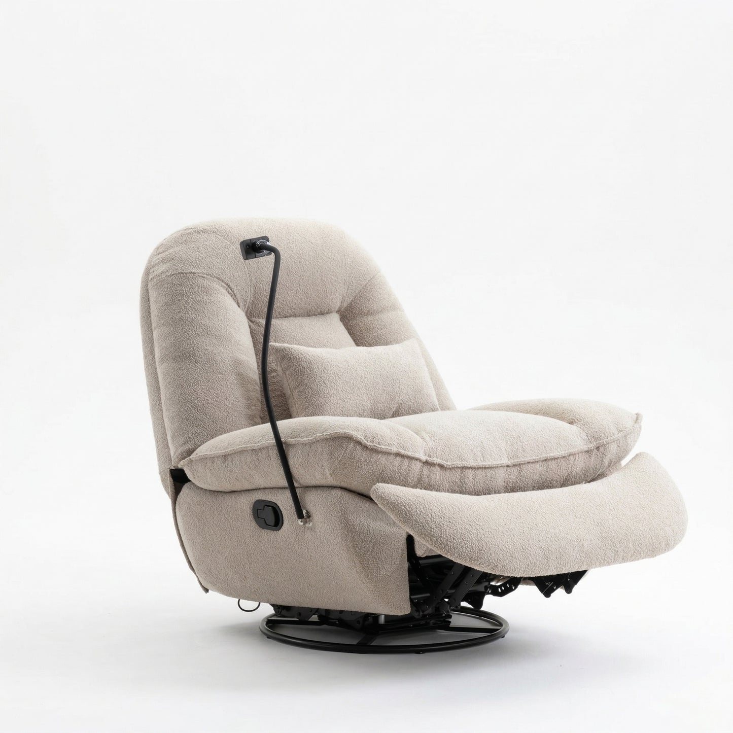 LL - 5058A - BF Boucle Fabric 1 Seat Recliner