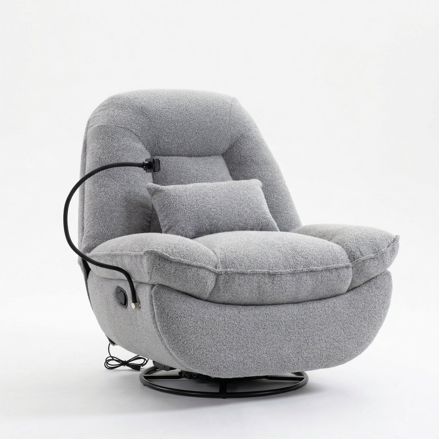 LL - 5058A - BF Boucle Fabric 1 Seat Recliner