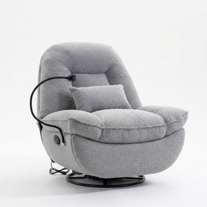 LL - 5058A - BF Boucle Fabric 1 Seat Recliner