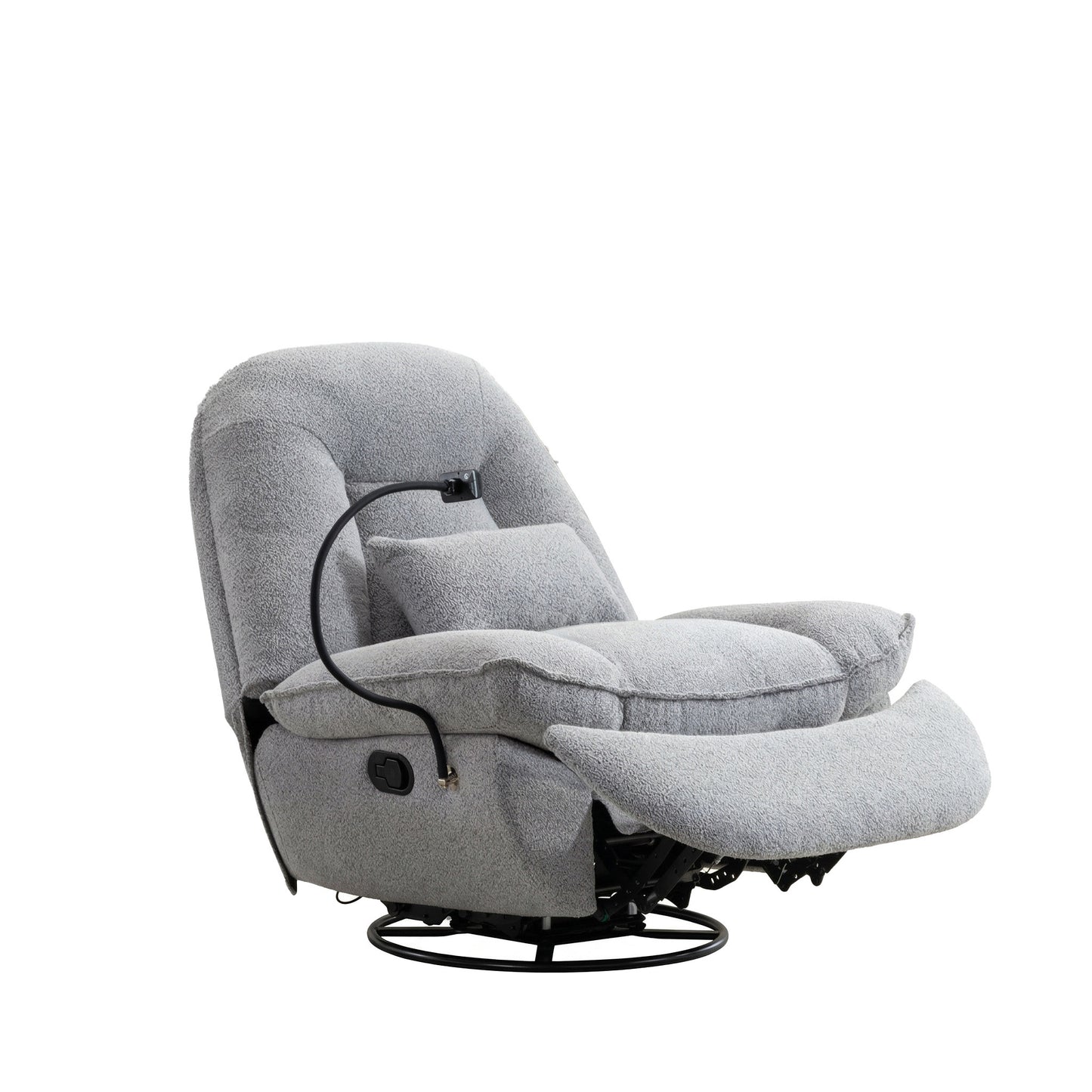 LL - 5058A - BF Boucle Fabric 1 Seat Recliner