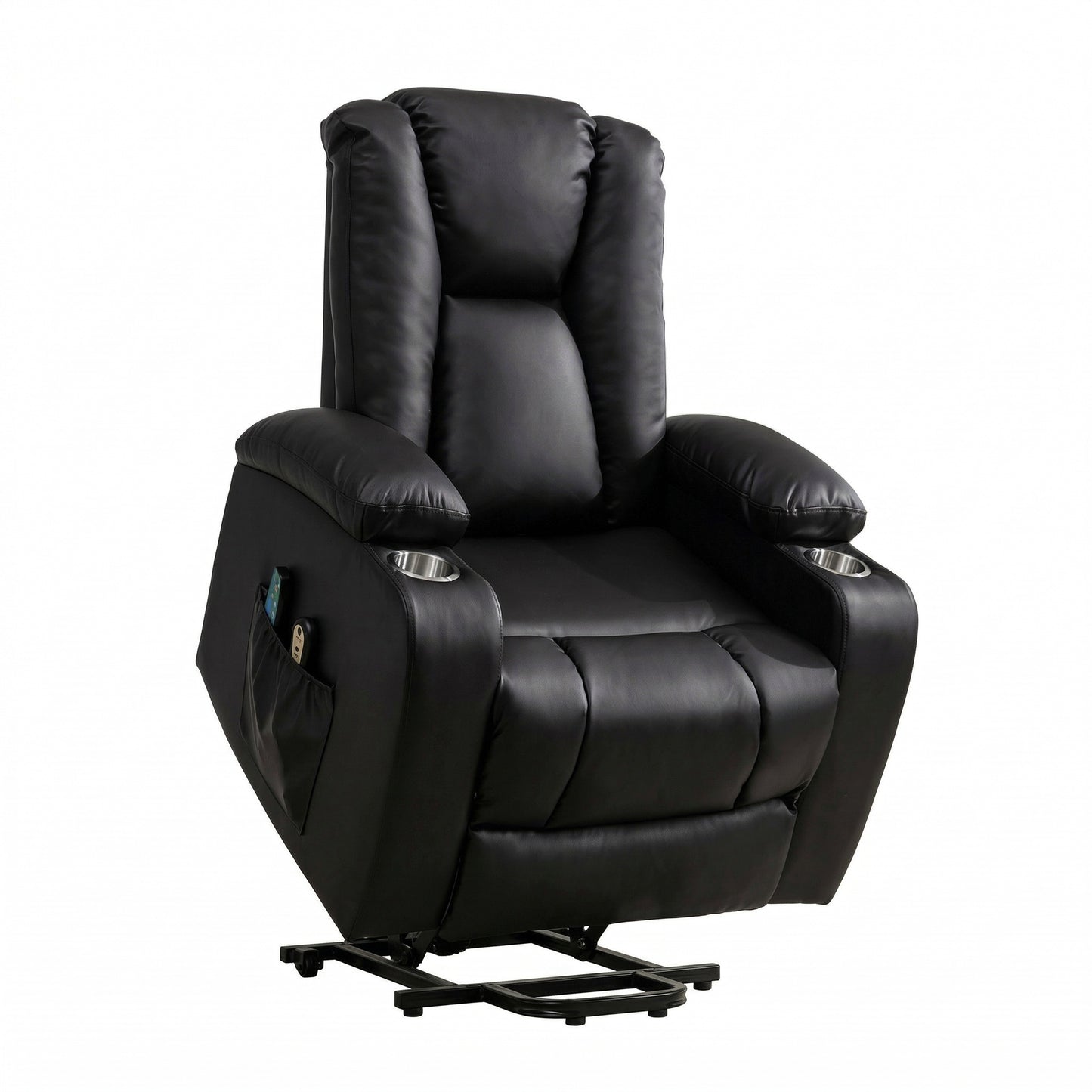 LL - 5063A - BL Electric Lift Assist Riser Recliner with Massage and Heat