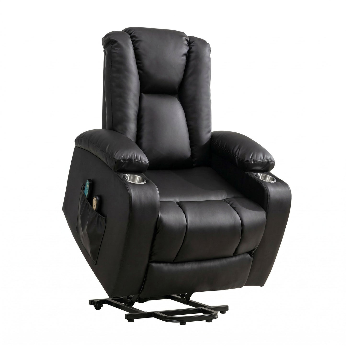 LL - 5063A - BL Electric Lift Assist Riser Recliner with Massage and Heat