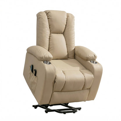 LL - 5063A - BL Electric Lift Assist Riser Recliner with Massage and Heat