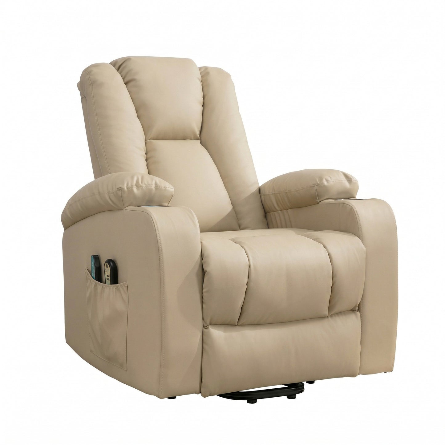 LL - 5063A - BL Electric Lift Assist Riser Recliner with Massage and Heat