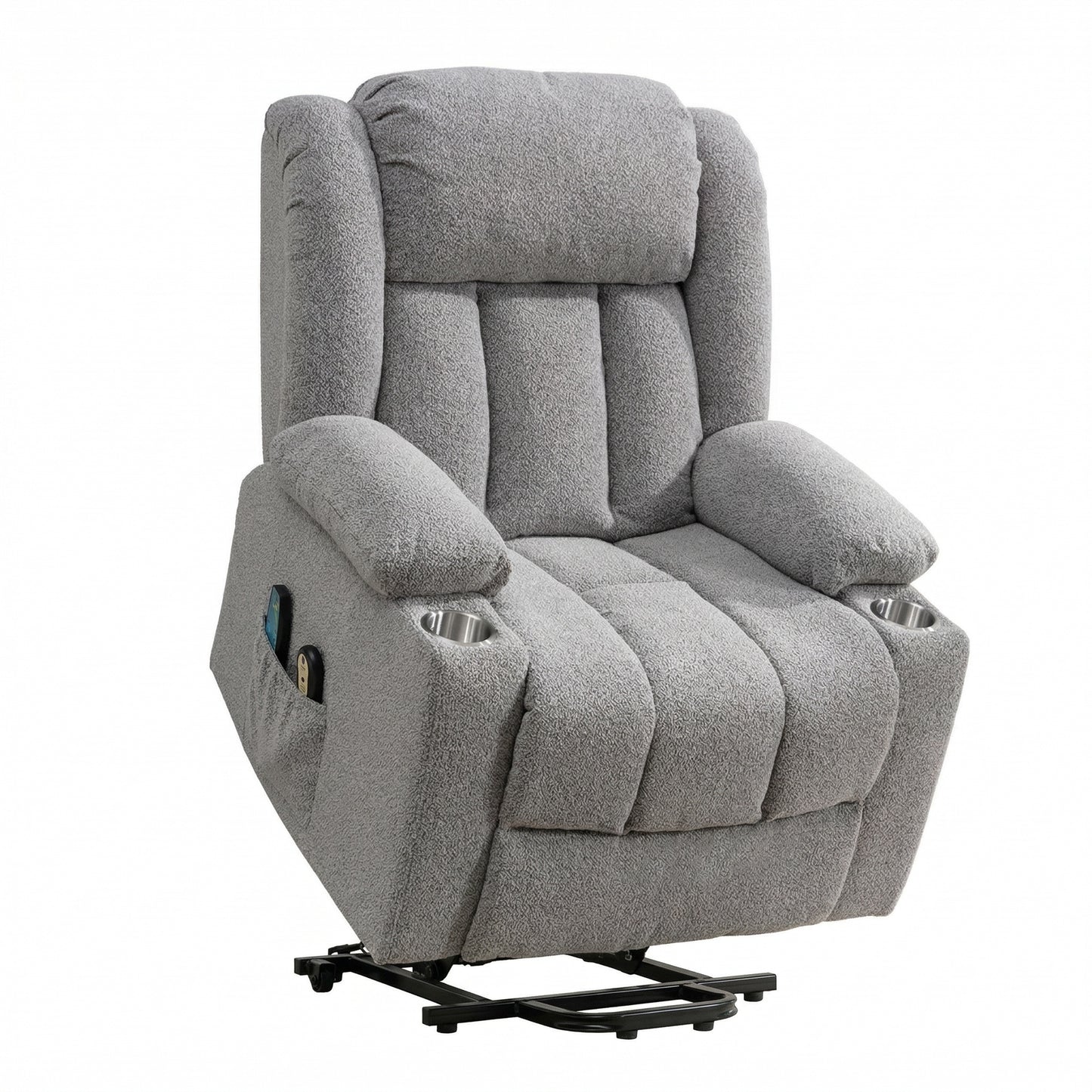 LL - 5065A - BF Dual Motor Lift Assist Recliner Chair with Massage and Heat