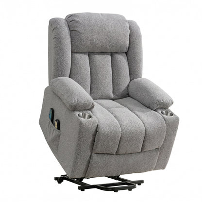 LL - 5065A - BF Dual Motor Lift Assist Recliner Chair with Massage and Heat