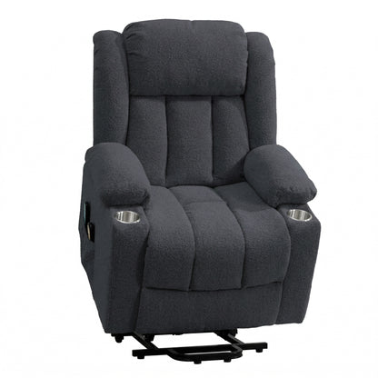 LL - 5065A - BF Dual Motor Lift Assist Recliner Chair with Massage and Heat