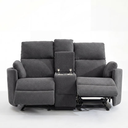LL - 5072 - BF 2 Seat Rocker Recliner Sofa with Centre Console