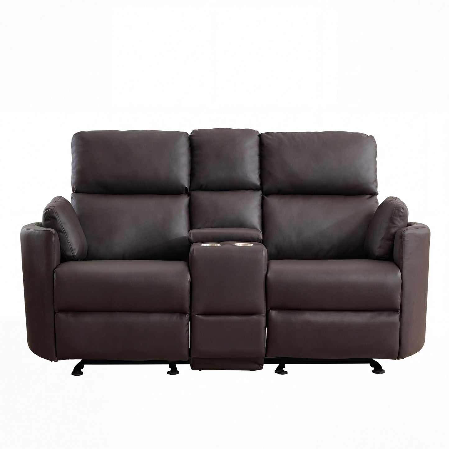 LL - 5072 - BL 2 Seat Rocker Recliner Sofa with Centre Console