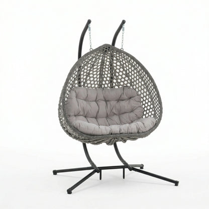 TT - 682 - Double Hanging Egg Chair