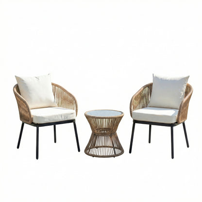 KK - 211112 - 3 Piece Patio Set - 2 x Chairs + Table