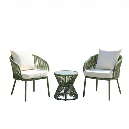KK - 211112 - 3 Piece Patio Set - 2 x Chairs + Table