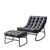 KK - 211314S - Outdoor Rocking Chair and Footstool