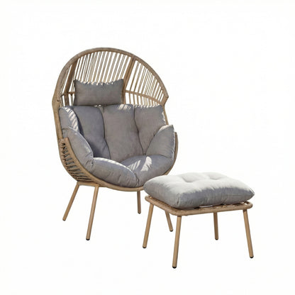 KK - 211059 - Standing Egg Chair + Stool