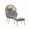 KK - 211059 - Standing Egg Chair + Stool