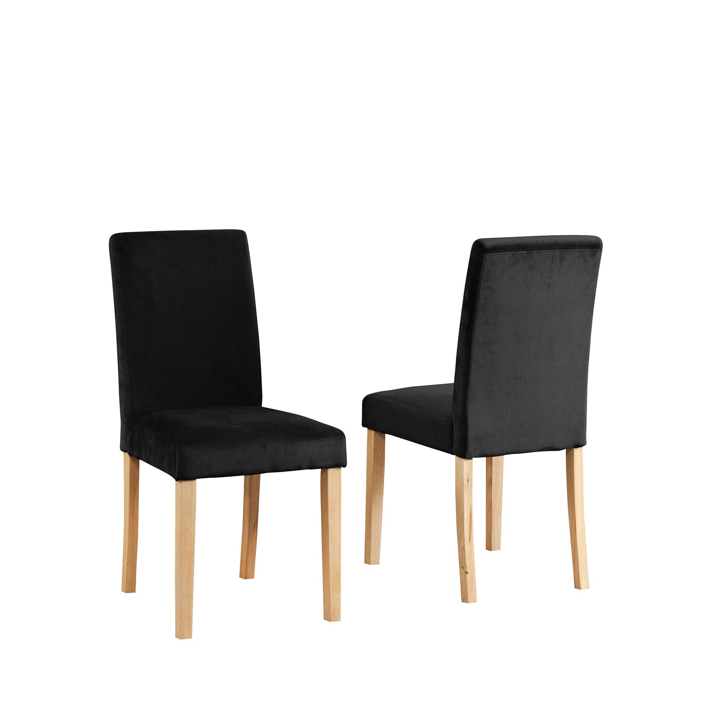 44 - 1901 - VF Velvet Dining Chairs - Set of 2
