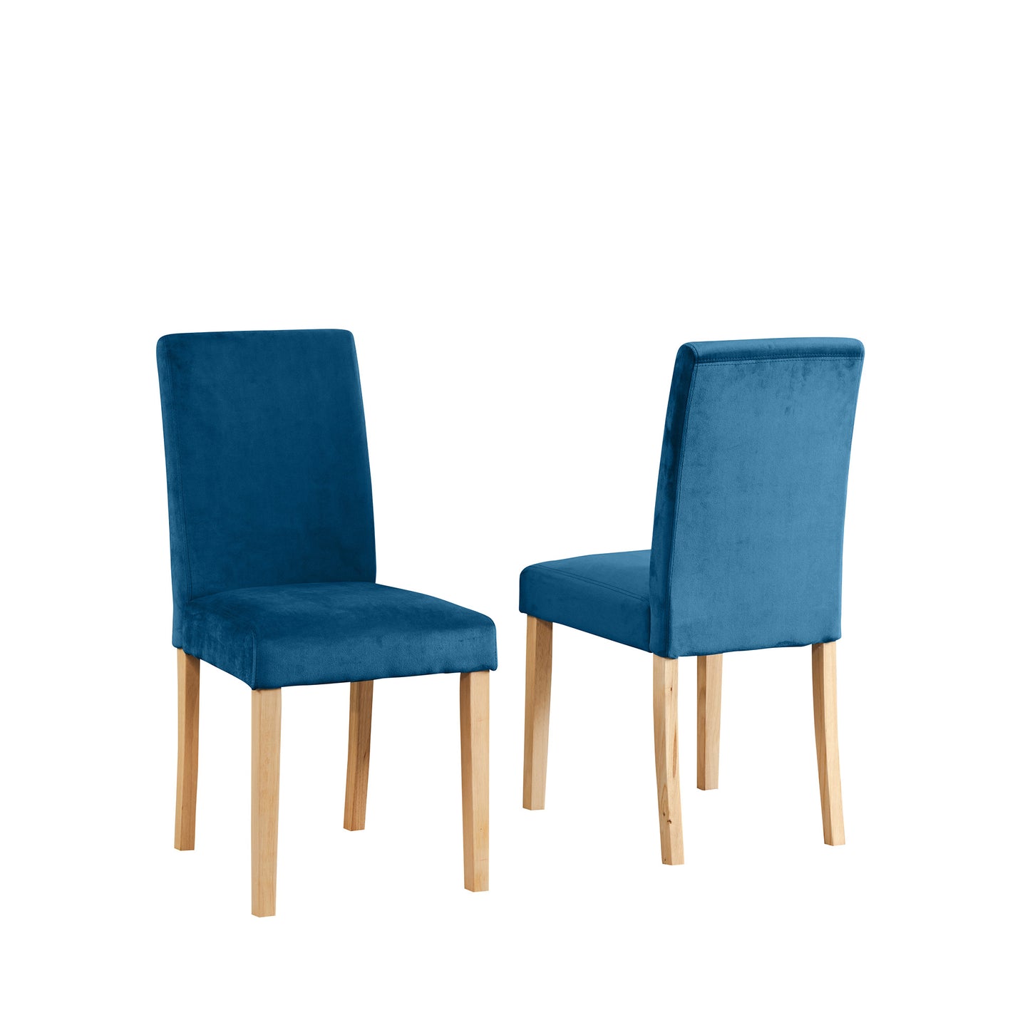 44 - 1901 - VF Velvet Dining Chairs - Set of 2