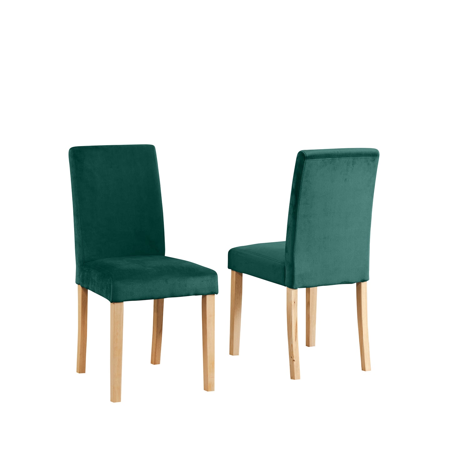 44 - 1901 - VF Velvet Dining Chairs - Set of 2
