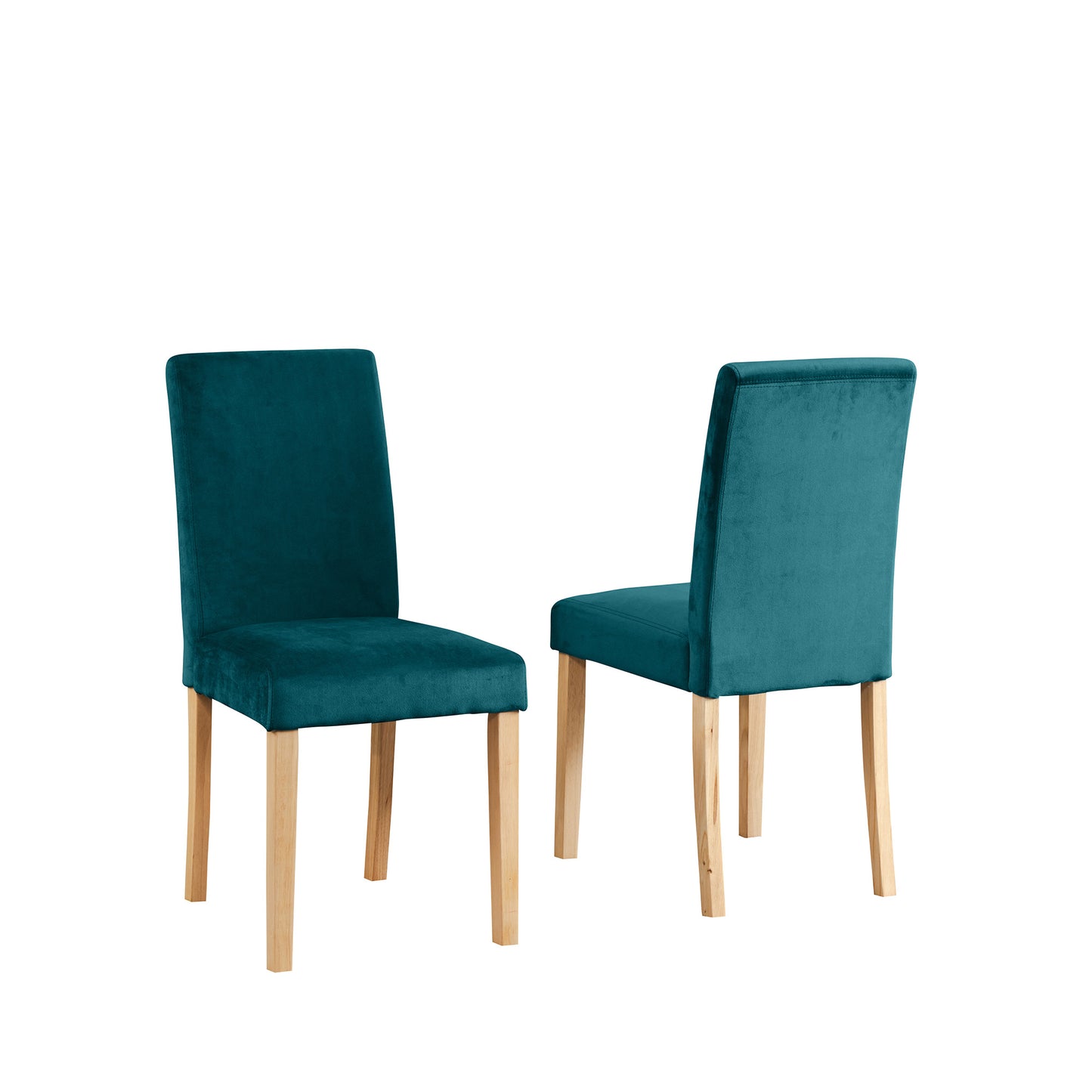 44 - 1901 - VF Velvet Dining Chairs - Set of 2