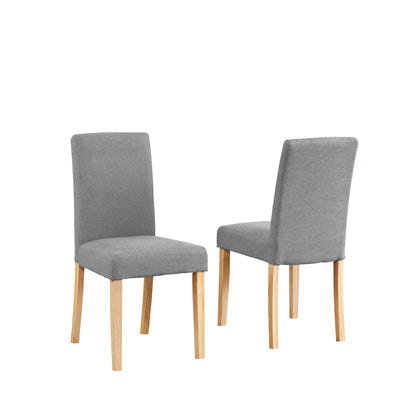 44 - 1901 - TF Fabric Dining Chairs - Set of 2